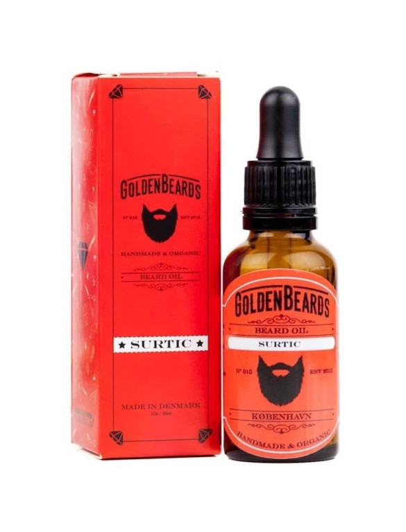 Golden Beards Huile à Barbe Bio SURTIC