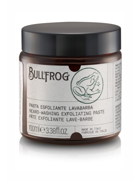 Bullfrog Lavage de barbe Pâte exfoliante  - Pâte de lavage pour votre barbe