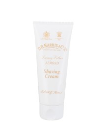 D.R. Harris Crème à raser Almond (Amande) en tube 75ml - format voyage
