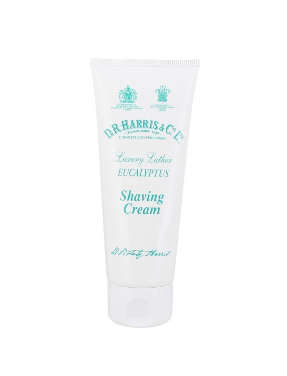 Crème à raser D.R. Harris Eucalyptus en tube 75ml - format voyage