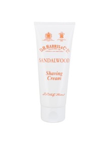 D.R. Harris Rasiercreme Sandalwood (Sandelholz) in der Tube 75ml - Reisegrösse