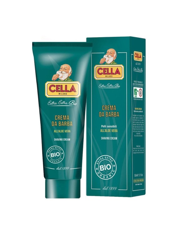 Cella Milano Crème à raser bio EXTRA  150 ml