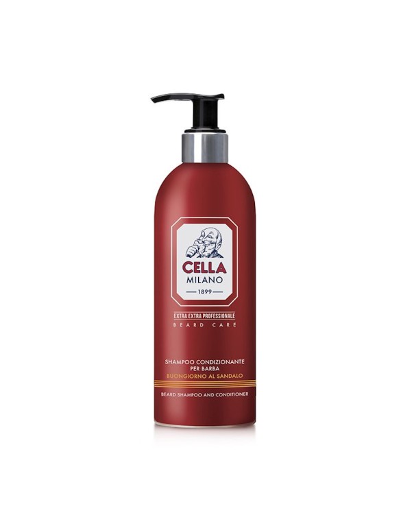 Cella Milano PRO Bartshampoo mit Pflegespülung „Buongiorno al Sandalo“
