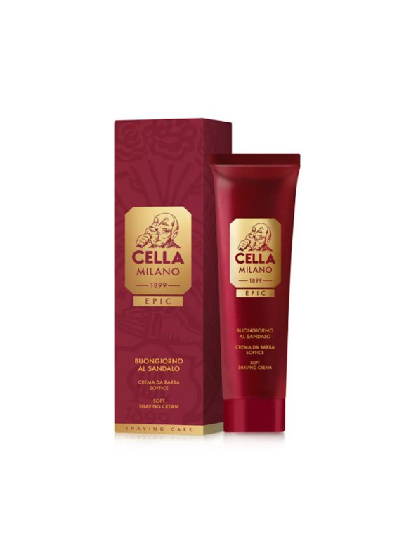 Cella Milano EPIC Rasiercreme Soft al Sandalo 100 ml