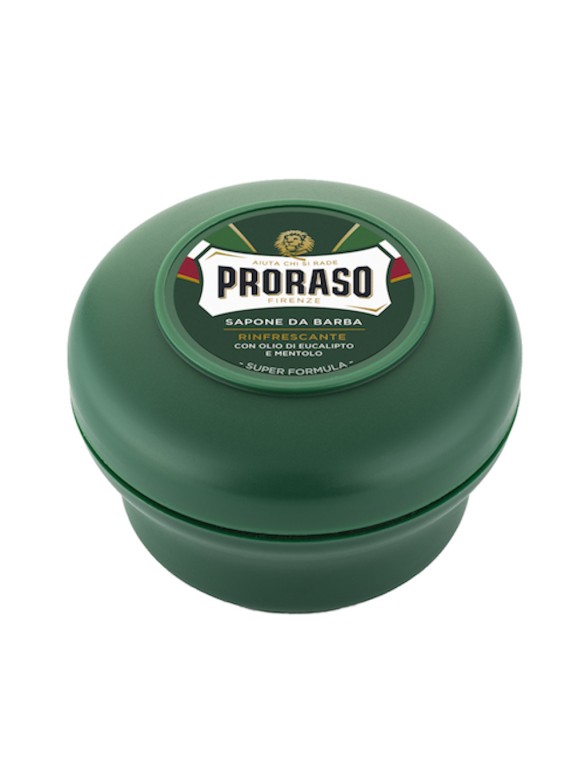 PRORASO Savon à raser vert dans le pot