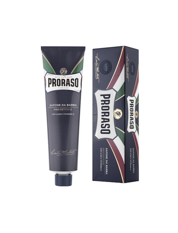 PRORASO Crème à raser dans un tube bleu