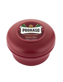 PRORASO Savon à raser rouge dans un pot