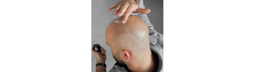Produkte für die richtige Pflege Ihrer Glatze